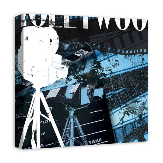 Hollywood Blues 16" x 16" Canvas Wall Art
